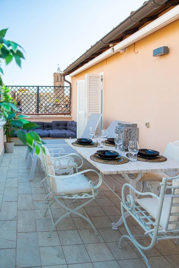 Luxury Top Floor In Trastevere Rome Exterior photo